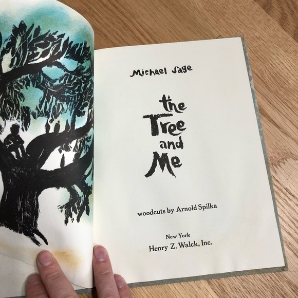 Vintage the Tree and Me Michael Sage Hardcover Book - Picture 3 of 6